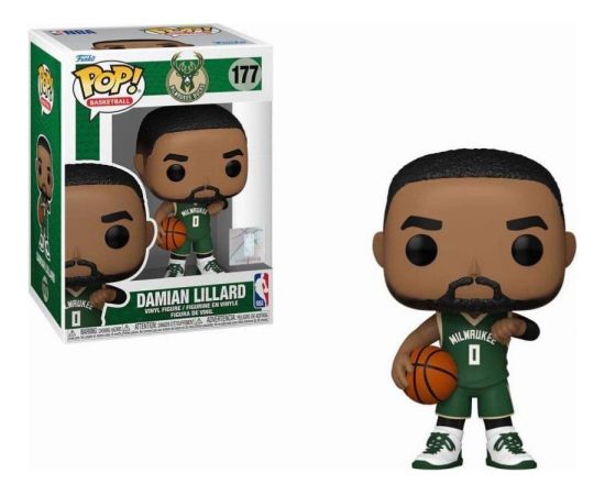 Funko Pop! NBA: Bucks - Damian Lillard #177 Vinyl Figure