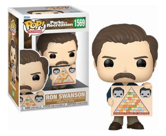 Funko Pop! Television: Parks and Recreation 15th Anniversary - Ron Swanson #1569 Vinyl Figure