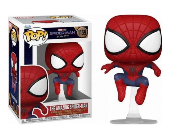 Funko Pop! Marvel: Spider-Man No Way Home - The Amazing Spider Man (Leaping) #1159 Bobble-Head Vinyl Figure