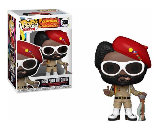 Funko Pop! Rocks: George Clinton Parliament Funkadelic - George Uncle Jam Clinton #358 Vinyl Figure