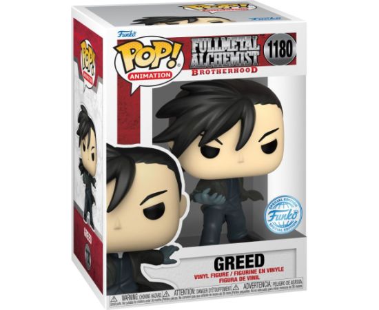 Funko Pop! Animation: Full Metal Alchemist Brotherhood S3 - Greed (Special Edition) #1180 Vinyl Figure