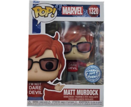 Funko Pop! Marvel: Matt Murdock (Im Not Daredevil) (Special Edition) #1320 Bobble-Head Vinyl Figure