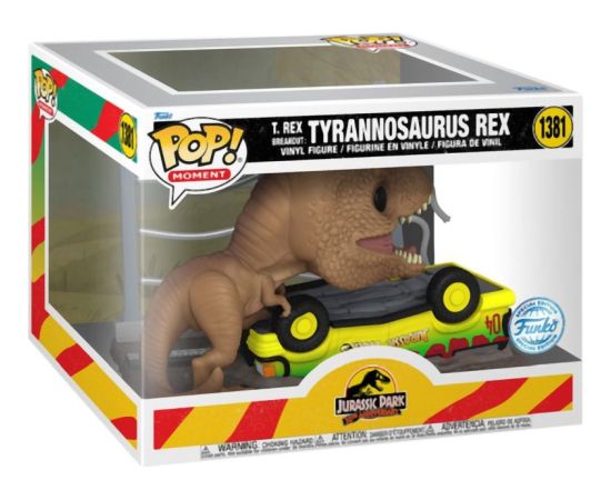 Funko Pop! Moment: Jurassic Park 30th Anniversary - T-rex Breakout: Tyrannosaurus Rex (Special Edition) #1381 Vinyl Figure