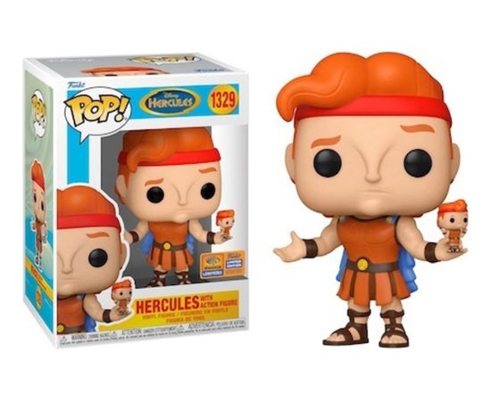 Funko Pop! Disney: Hercules - Hercules with Action Figure (Convention Limited Edition) #1329 Vinyl Figure