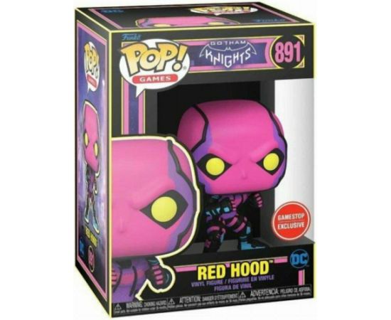 Funko Pop! Games: Gotham Knights - Red Hood (Blacklight) (Special Edition) #891 Vinyl Figure