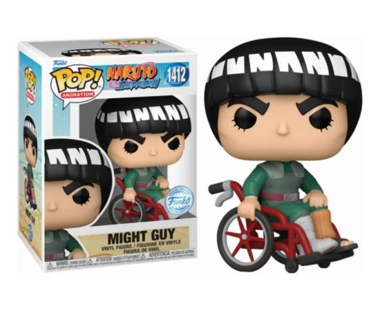 Funko Pop! Animation: Naruto Shippuden - Might Guy (White Chrome) (Special Edition) #1412 Vinyl Figure