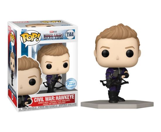 Funko Pop! Marvel: Captain America Civil War: Hawkeye (Special Edition) #1144 Bobble-Head Vinyl Figure