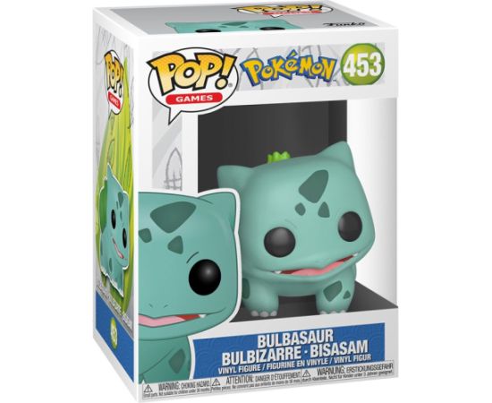 Funko Pop! Games: Pokemon - Bulbasaur Bulbizarre - Bisasam #453 Vinyl Figure