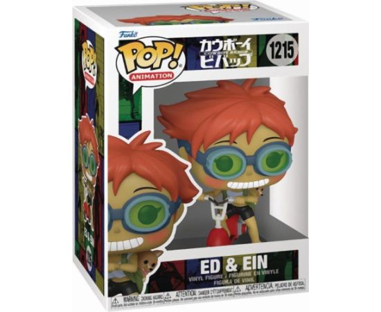 Funko Pop! Animation: Cowboy Bebop S3 - Ed  Ein (on Scooter) #1215 Vinyl Figure