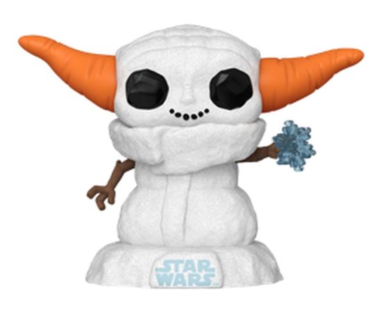 Funko Pop! Disney Star Wars: The Mandalorian Holiday - Grogu Snowman #748 Bobble-Head Vinyl Figure