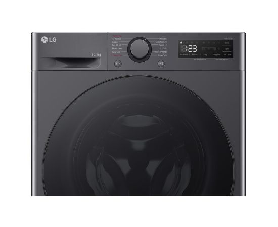 LG F4DR510S2M Veļas mazgājamā mašīna 10/6kg 1400rpm ar žāvētāju Melna