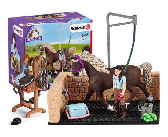 Schleich Horse Club washing area with Emily & Luna  play figure 42438