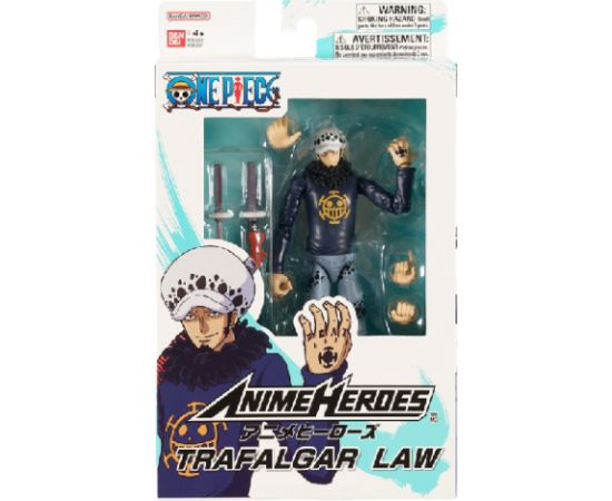 ANIME HEROES One Piece figūriņa ar aksesuāriem, 16 cm - Trafalgar D. Law