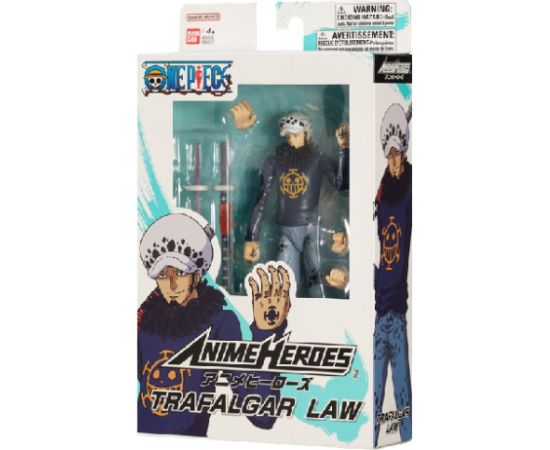 ANIME HEROES One Piece figūriņa ar aksesuāriem, 16 cm - Trafalgar D. Law