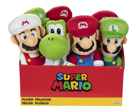 Jakks SUPER MARIO Plīša rotaļlieta , 22 cm