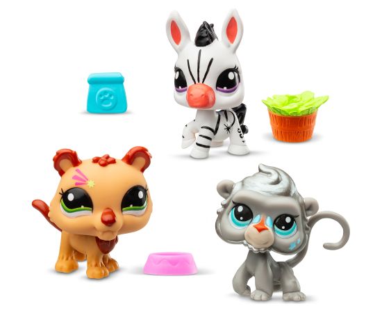 Hasbro LITTLEST PET SHOP комплект их 3-х фигурок