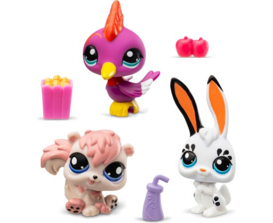 Hasbro LITTLEST PET SHOP комплект их 3-х фигурок