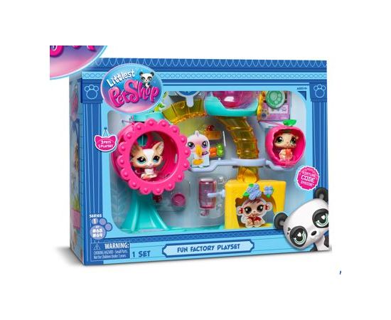 Hasbro LITTLEST PET SHOP Rotaļu komplekts Fun Factory Playground