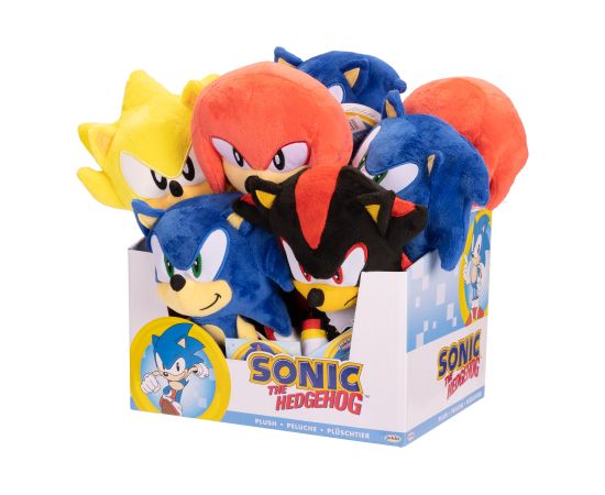 Jakks SONIC Kolekcionējama mīkstā rotaļlieta, 23 cm