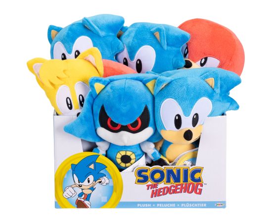 Jakks SONIC THE HEDGEHOG Plīša rotaļlieta, 22 cm, W8