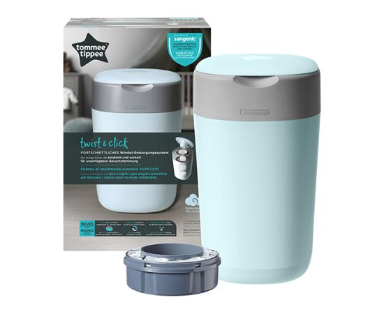 Tommee Tippee TOMEE TIPPEE diapers container Sangenic Twist&Click, cloud blue, 85100302