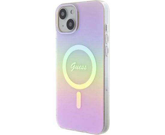 Guess IML Iridescent MagSafe Back Case Защитный Чехол для Apple iPhone 15 Plus