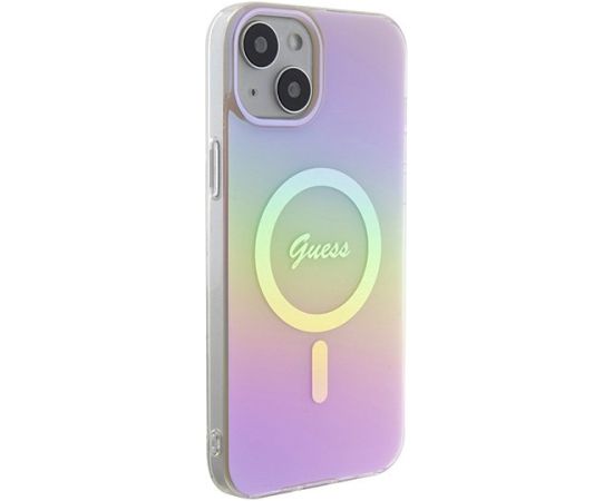 Guess IML Iridescent MagSafe Back Case Защитный Чехол для Apple iPhone 15 Plus