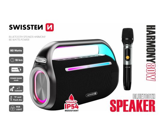 Swissten Harmony Bluetooth Skaļrunis 80W