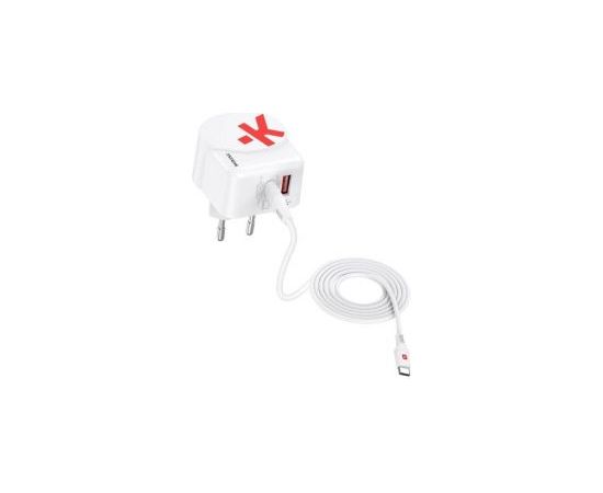 Skross   USB Charger AC45PD + USB-C cable USB charger 45 W Indoors, Mains socket Max. output current 4.05 A USB 3.2 White