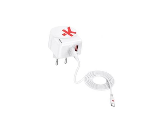 Skross   Euro USB Charger AC65PD + USB-C cable USB charger 65 W Indoors, Mains socket Max. output current 4.05 A USB 3.2 White