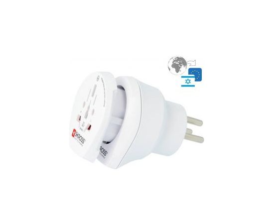 Skross   Travel adapter CO W to ISR White