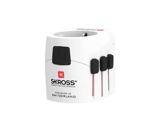 Skross   Travel adapter Pro Light USB (2xA) -World White