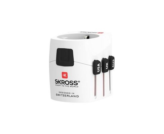 Skross   Travel Adapter Pro Light - World White