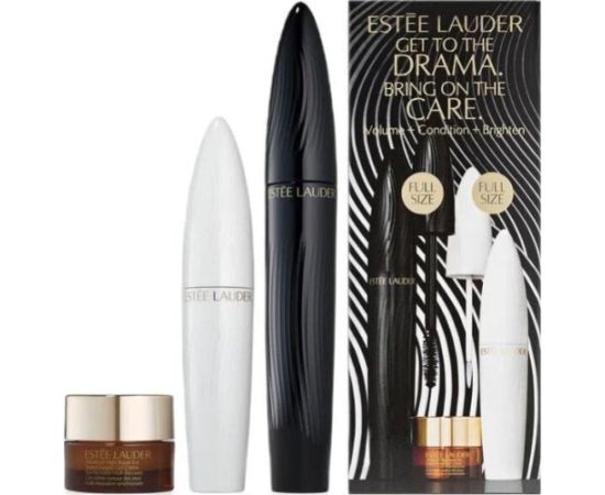 Estée Lauder Estee Lauder ESTEE LAUDER_SET Get To The Drama tusz do rzęs 8ml + serum do rzęs 6ml + krem do twarzy 5ml