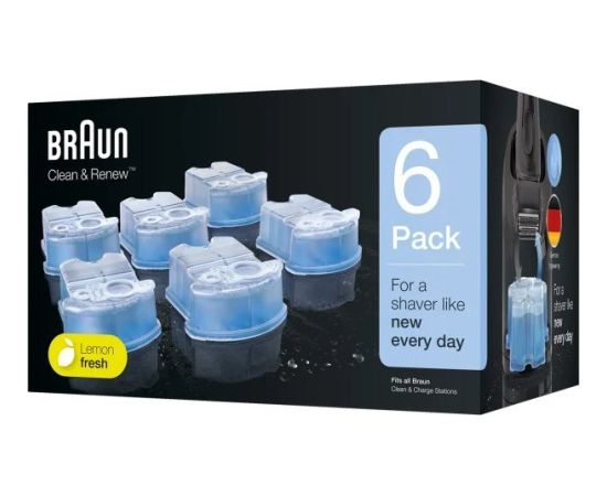 Braun Braun 3-in-1 ShaverCare Reinigungskartuschen 6er Pack