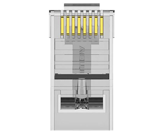 Modular Plug RJ45 Cat.6 UTP Connector Vention IDDR0-10 Transparent 10 pcs.