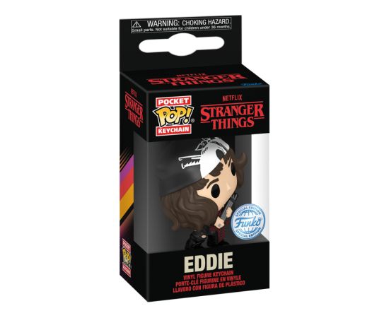 FUNKO POP! Брелок: Stranger Things - Eddie, 10 см