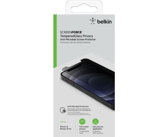 Belkin Tempered Glass Privacy iPhone 12/12 Pro