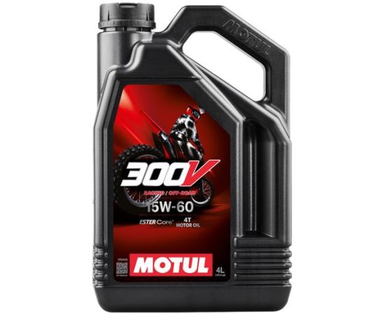 Motul 300V 4T FL OffRoad 15W60 4L Ester Core tehnoloģija