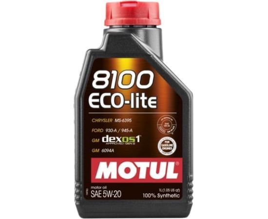 Motul 8100 Eco-lite 5W20 1L API SN-RC/SN+, ILSAC GF5