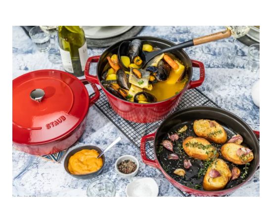 Zwilling Staub La Cocotte Round Cast iron Casserole baking dish -- SET OF 3 PIECES