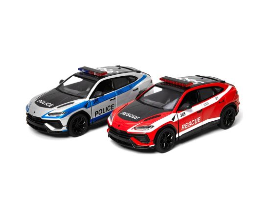 KINSMART Miniatūrais modelis Lamborghini Urus Performante (Police/Firefighter), scale 1:38