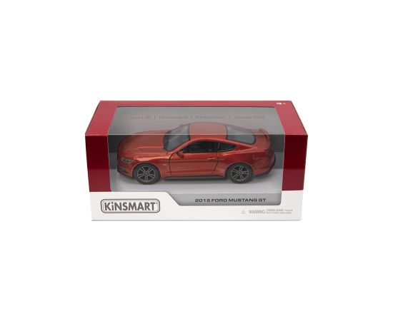 KINSMART металлическая моделька 2015 Ford Mustang GT, масштаб 1:38