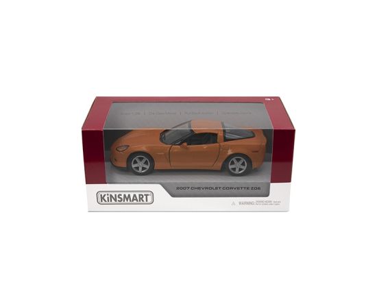 KINSMART Miniatūrais modelis - 2007 Chevrolet Corvette Z06, izmērs 1:36