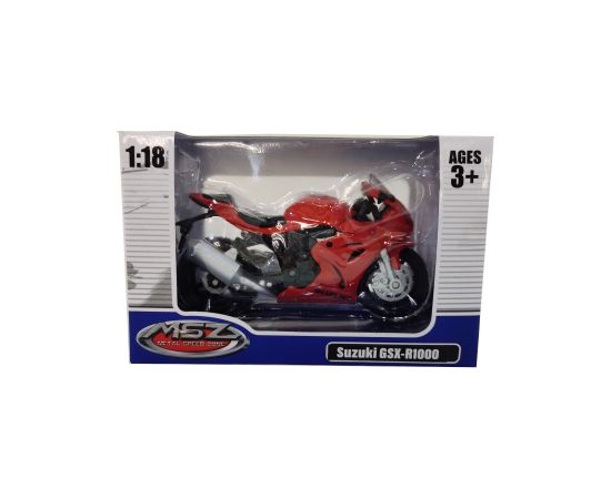 MSZ Miniatūrais modelis - SUZUKI GSR-R1000, mērogs 1:18