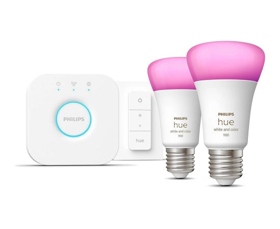 Philips Hue Starter Kit Colored 9W A60 E27 2pcs sw