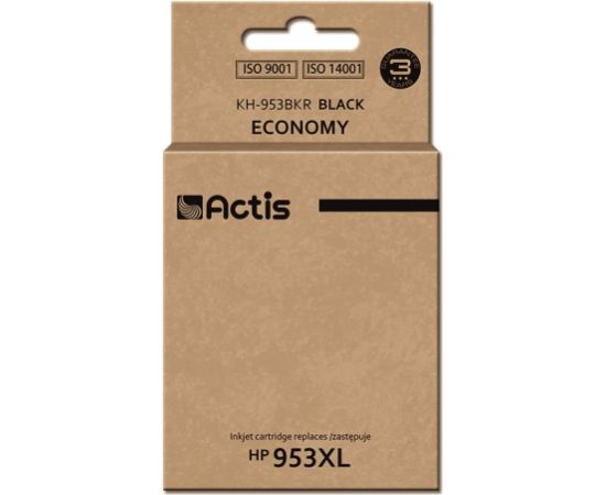 Actis KH-953BKR ink (replacement for HP 953XL L0S70AE; Standard; 50 ml; black)- New Chip