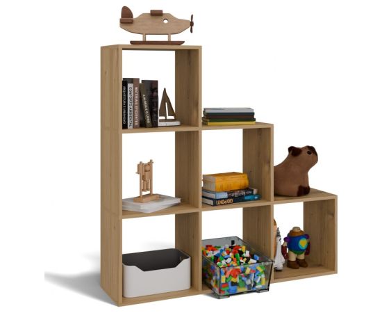 Top E Shop Topeshop STEP ARTISAN 3X3 living room bookcase