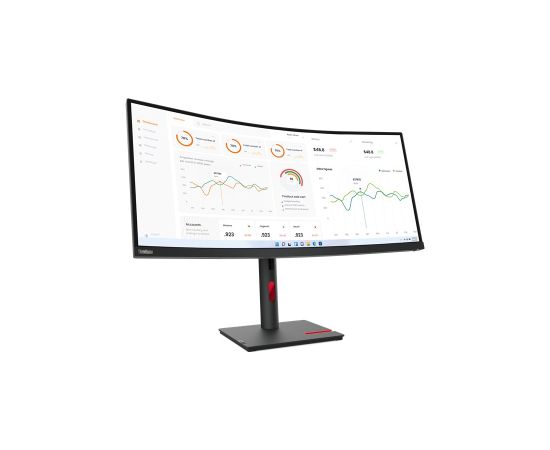 Lenovo ThinkVision T34w-30 LED display 86.4 cm (34") 3440 x 1440 pixels Wide Quad HD Black