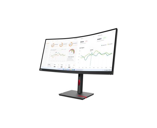 Lenovo ThinkVision T34w-30 LED display 86.4 cm (34") 3440 x 1440 pixels Wide Quad HD Black